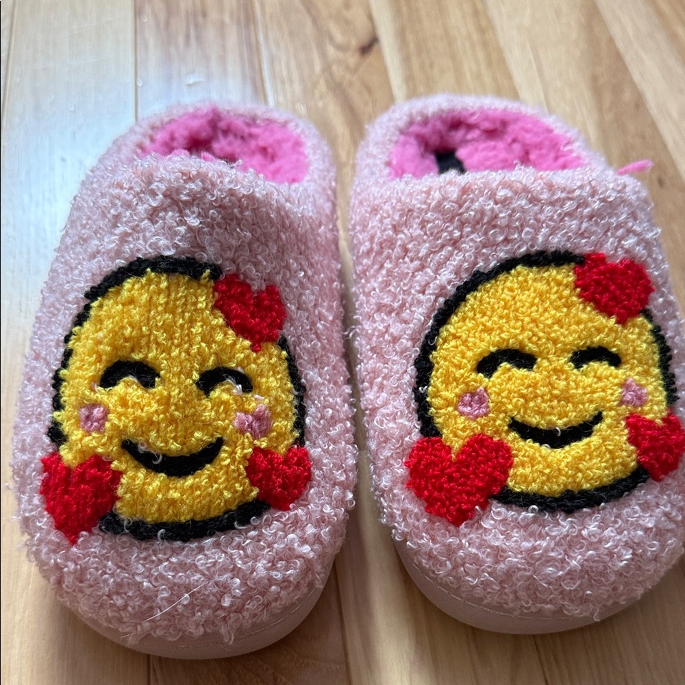 Disney Pink Emoji Slippers